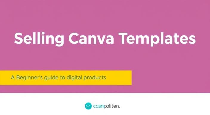 Selling Canva Templates: A Beginner's Guide to Digital Products. Selling Canva